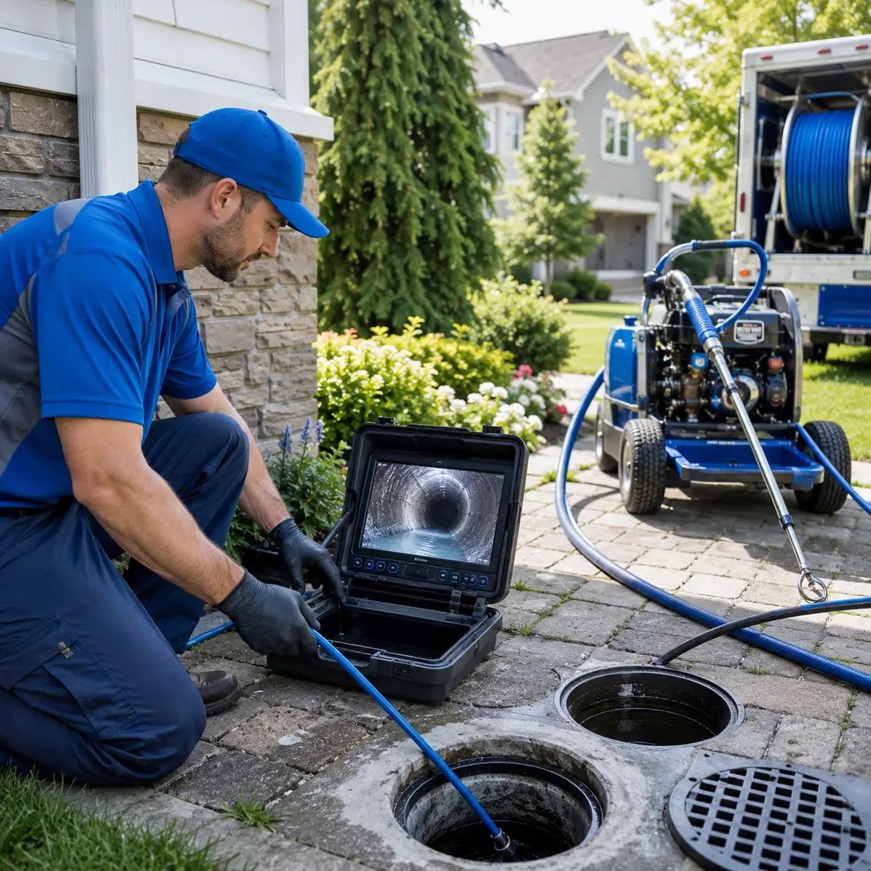 Outdoor drain cleaning professionals serving North Salem, IN